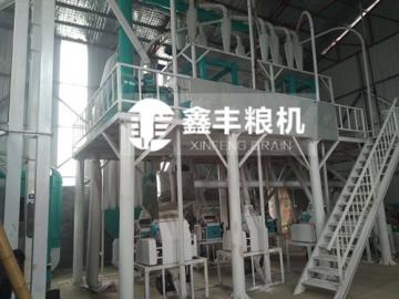 駐馬店30噸面粉機(jī)安裝案例